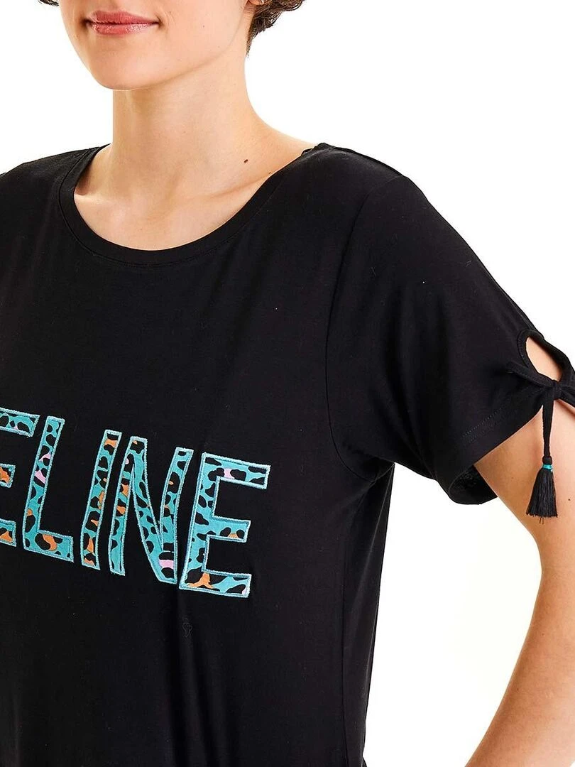 Pyjama Féline   Pomm'Poire   Bleu