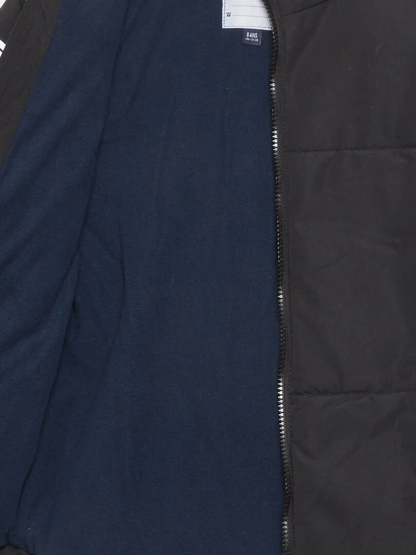 Doudoune en bouteilles recyclées   noir