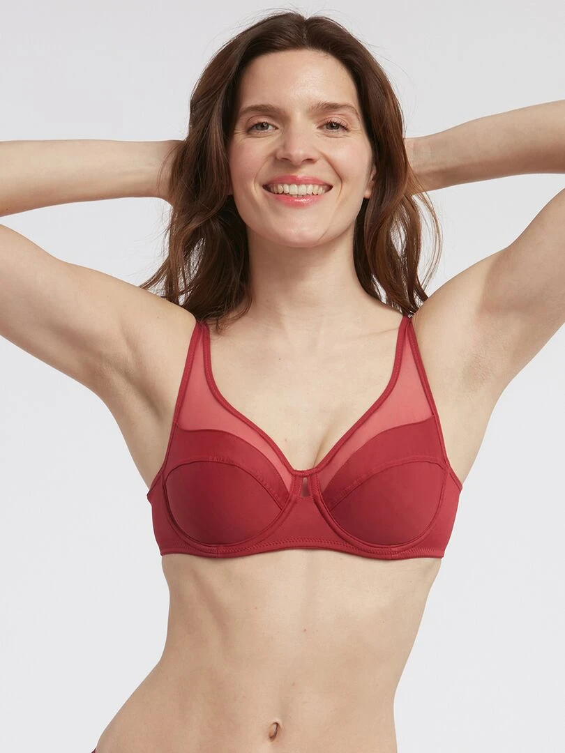 Soutien gorge 'Generous' 'Dim' Rouge
