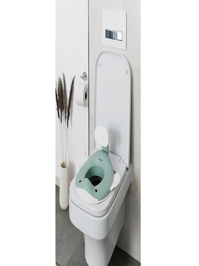 Réducteur de toilette baleine pour enfants   Bleu turquoise