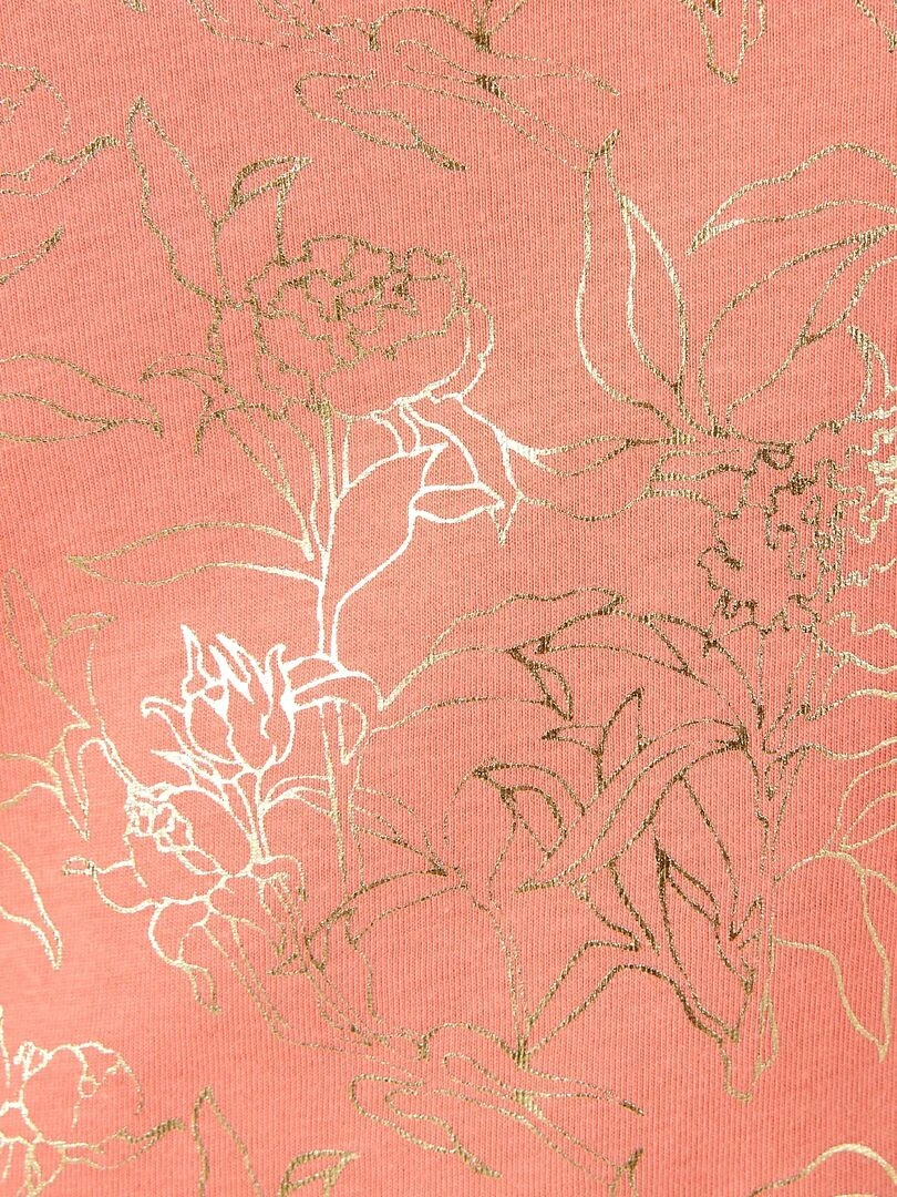 Tee shirt imprimé pur coton   Damart   Rose