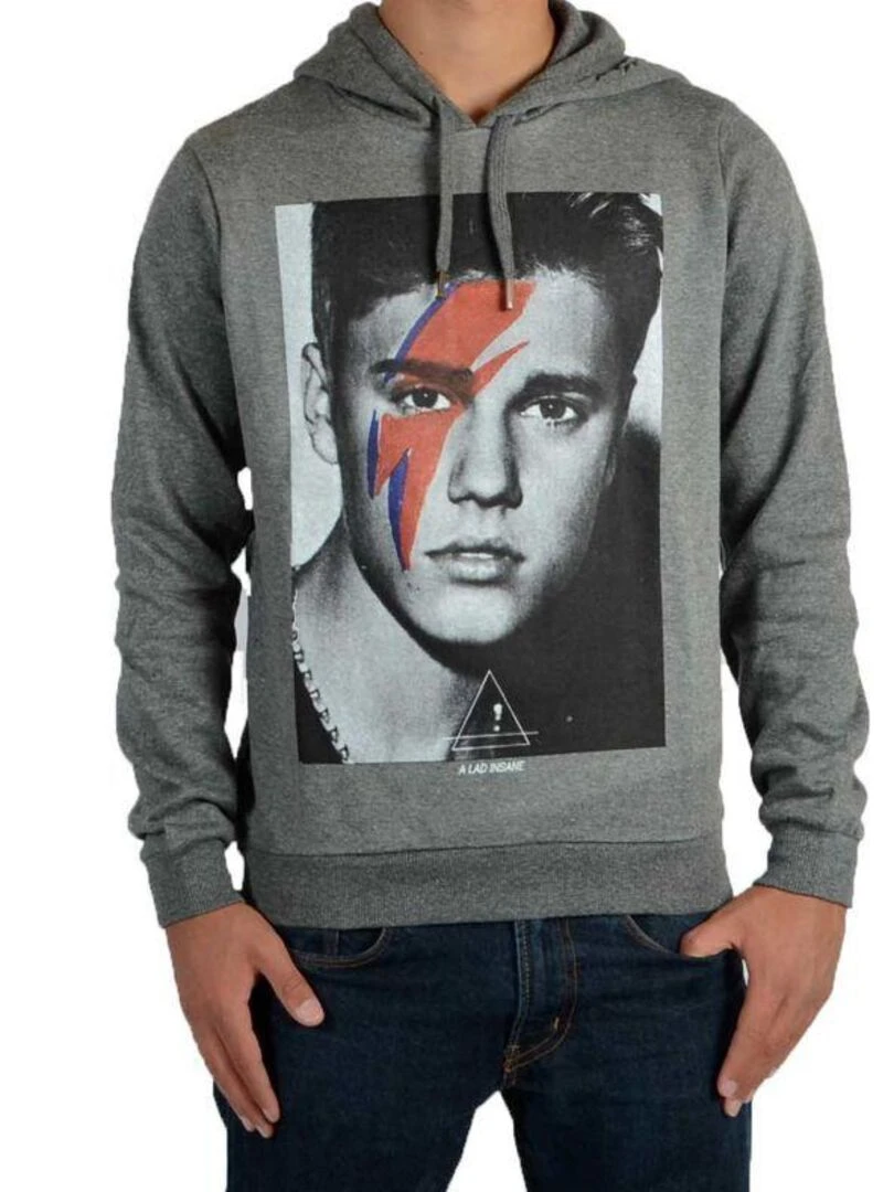 Sweat Little Eleven Paris JB Justin Bieber Garçon Fille Gris Gris