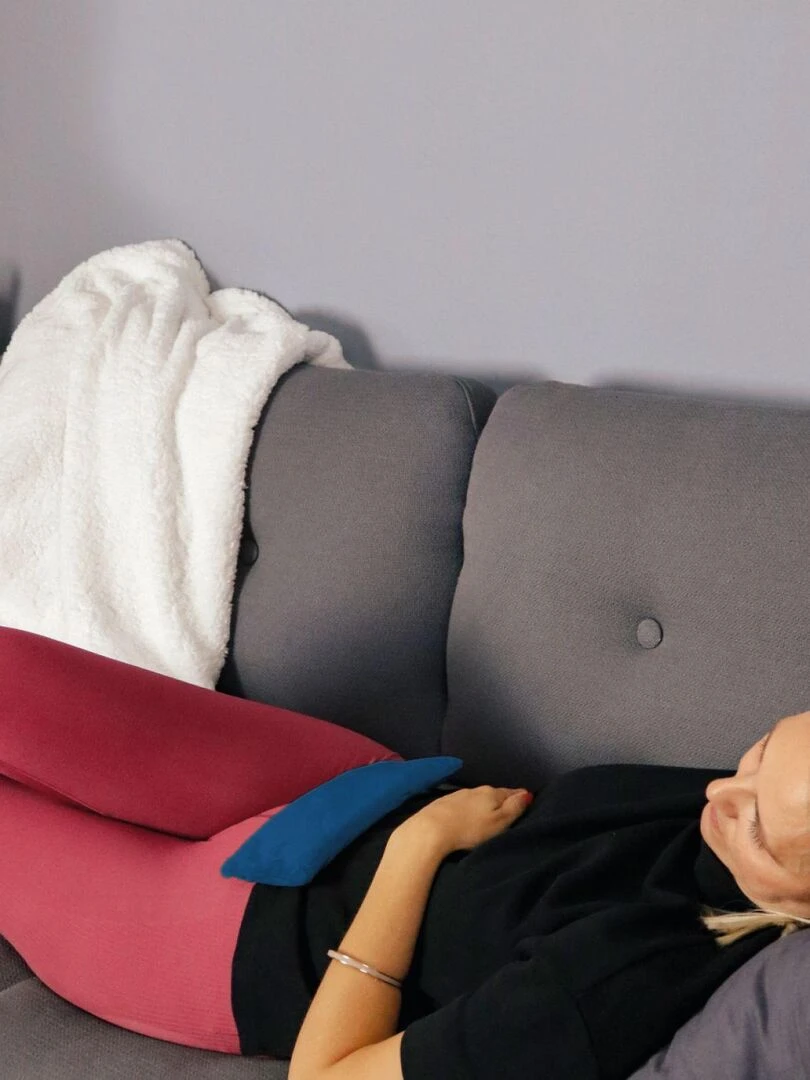 Bouillotte chauffante ou refroidissante déhoussable pour toutes parties du corps   Vivezen   Bleu