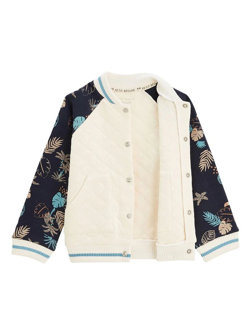 Veste teddy enfant Manaus   Ecru