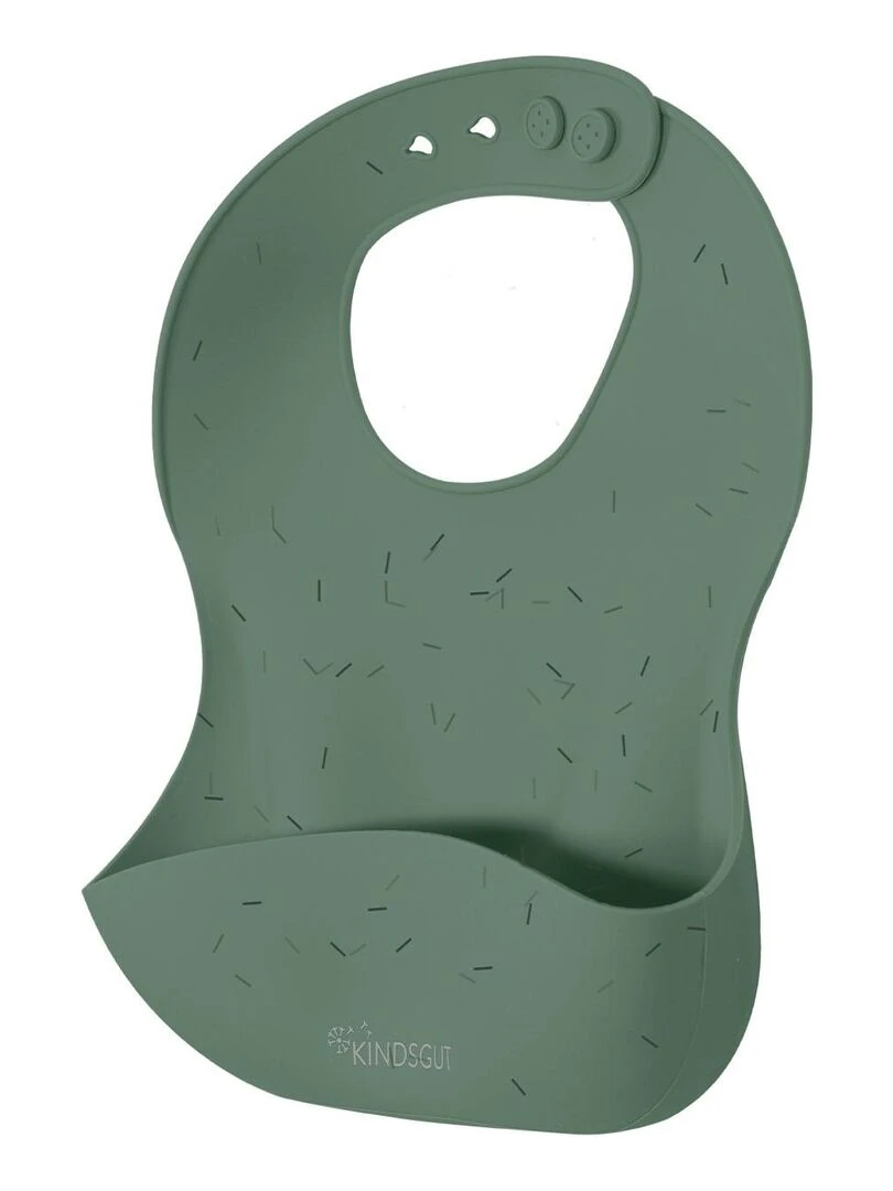 Bavoir bébé en silicone arrose   Vert