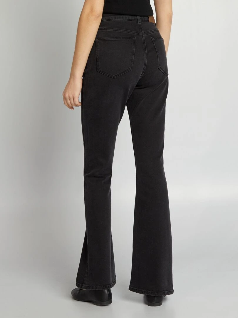 Jean flare/bootcut à 5 poches   L28   Noir