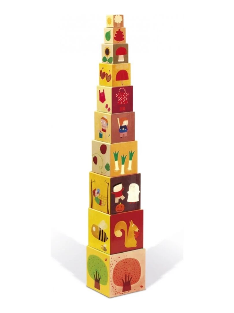 Pyramide De Cubes Les 4 Saisons (10 Pièces) N/A