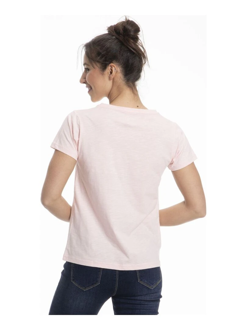 T shirt col v TANIA   Gérard Pasquier   Beige