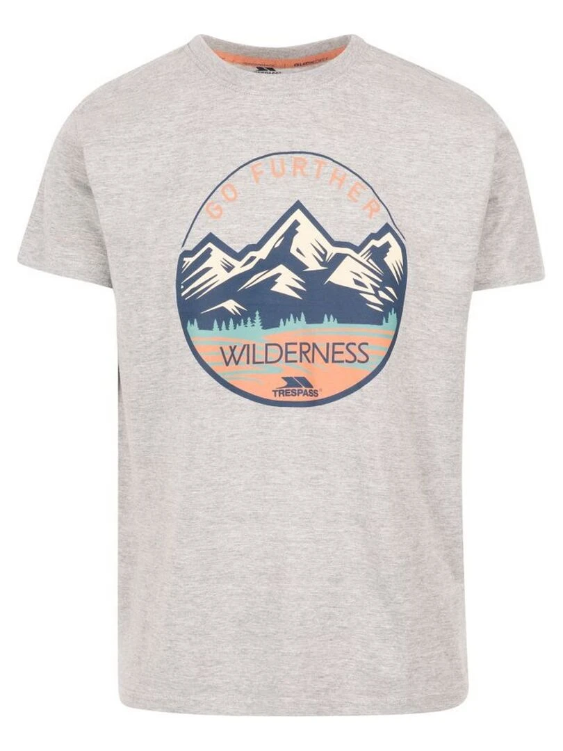 Trespass T shirt LAGOON Gris chiné
