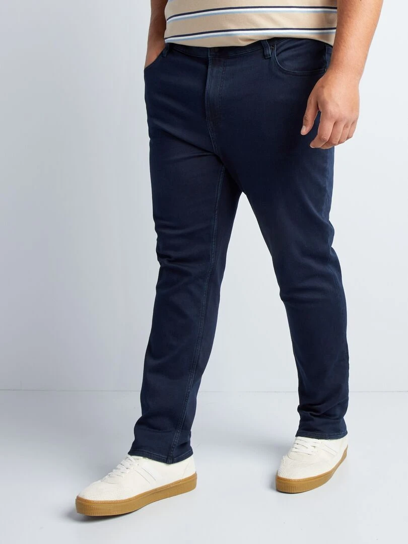 Pantalon denim slim fit BLEU