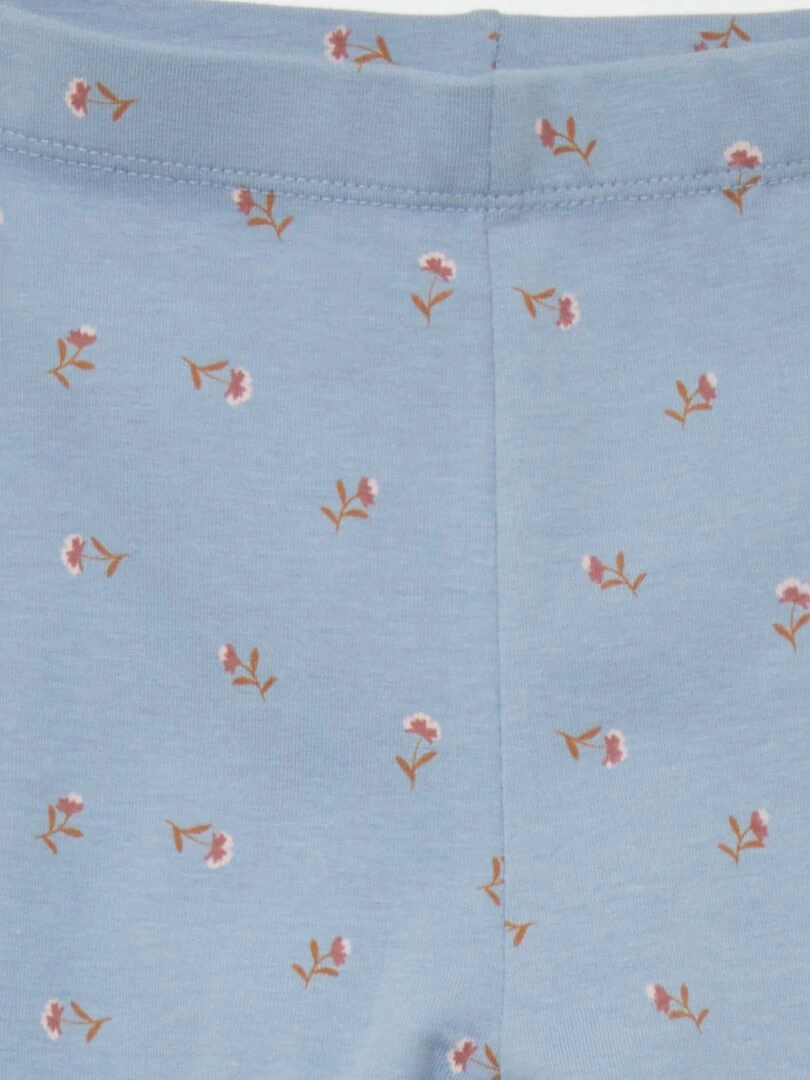 Legging long à motifs Bleu
