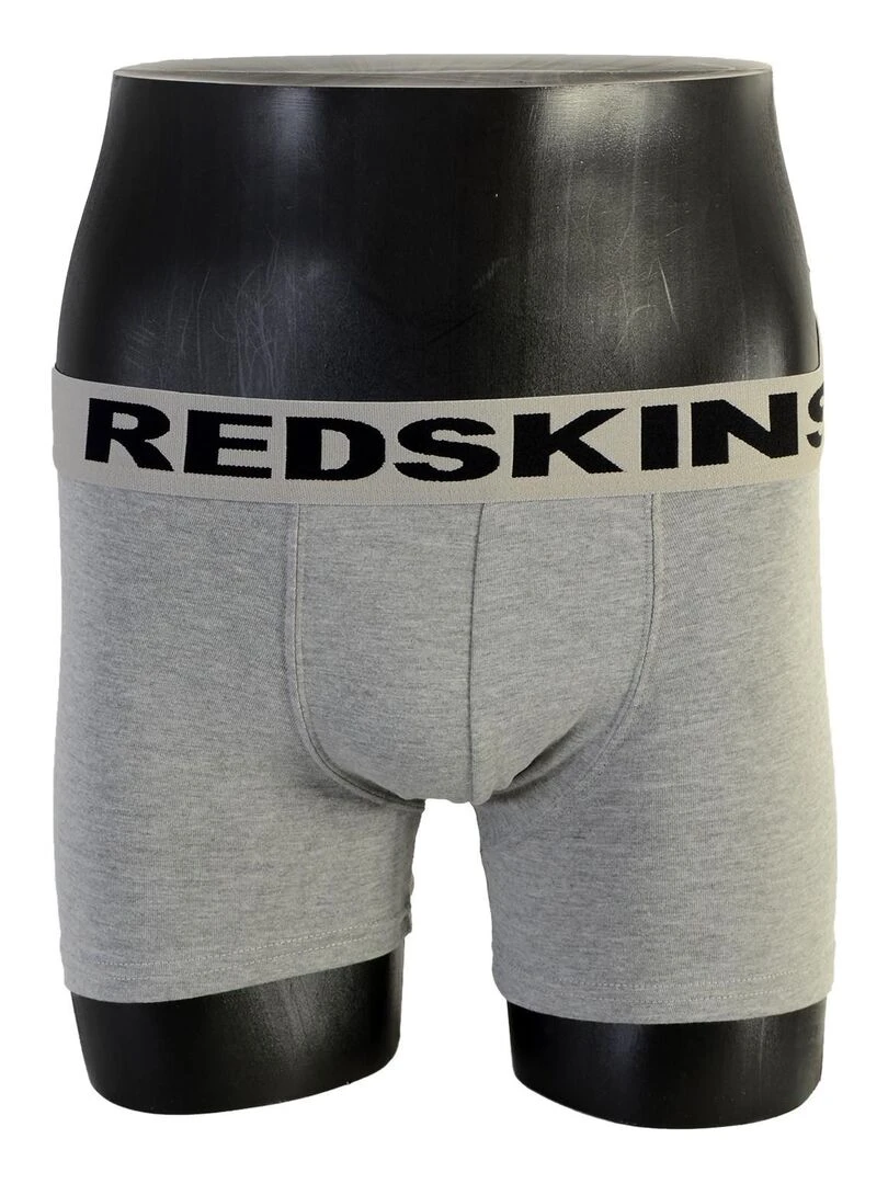 Boxer Redskins Pack De 2 Bx01   Gris