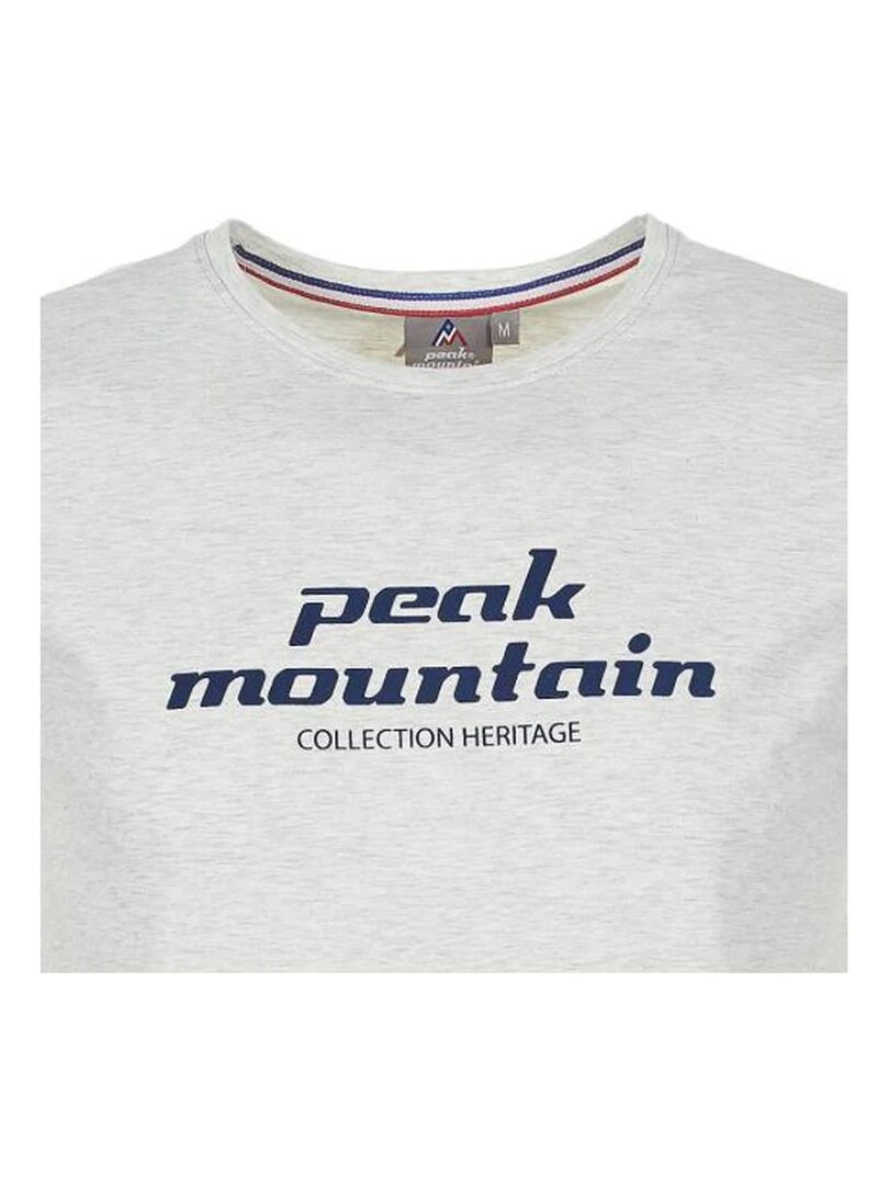 T shirt manches courtes homme COSMO   PEAK MOUNTAIN   Gris