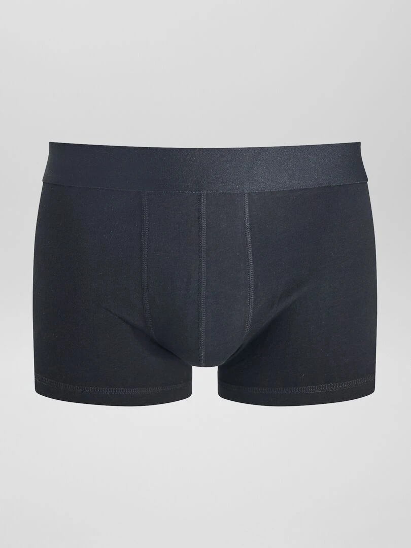 Lot de 3 boxers unis   noir