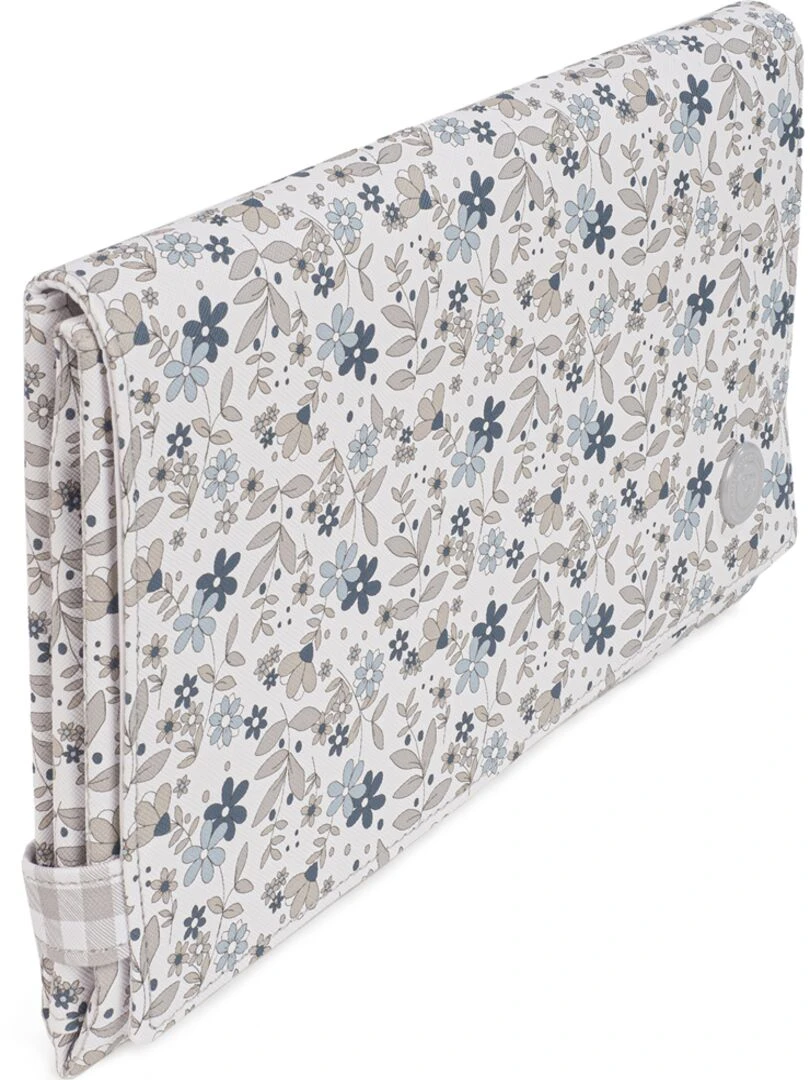 Tapis à langer Delia bleu   Blanc