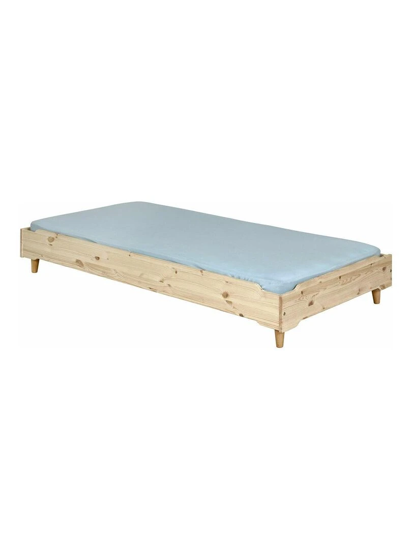 Lit avec pieds Jelly AKITEN RETAIL Marron