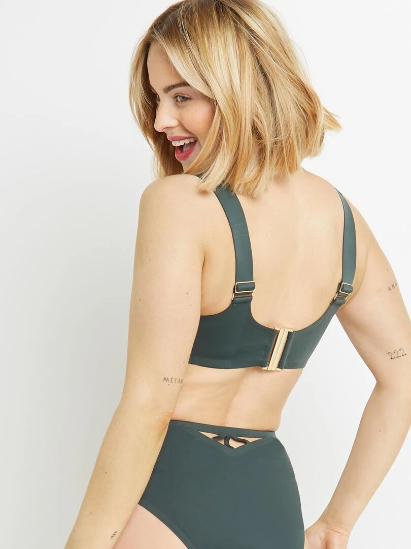 Maillot de bain brassiere Lisa RougeGorge Lingerie Vert foncé