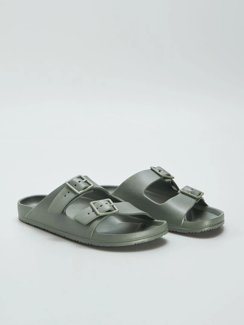 Sandales moulées Vert