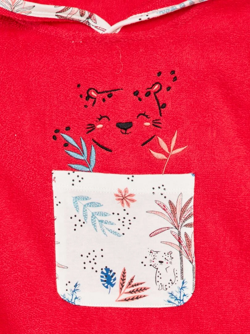 Poncho de bain 'Petit Beguin'   Rose