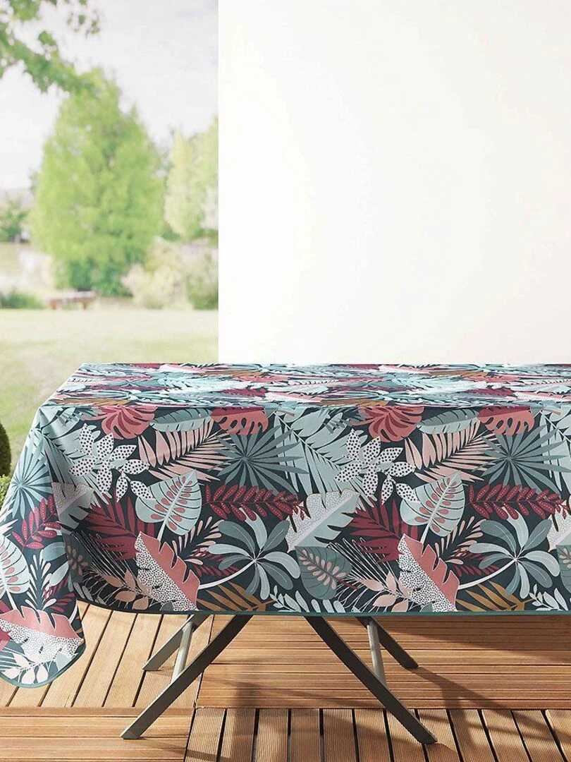 Nappe rectangulaire Jacala   Bleu