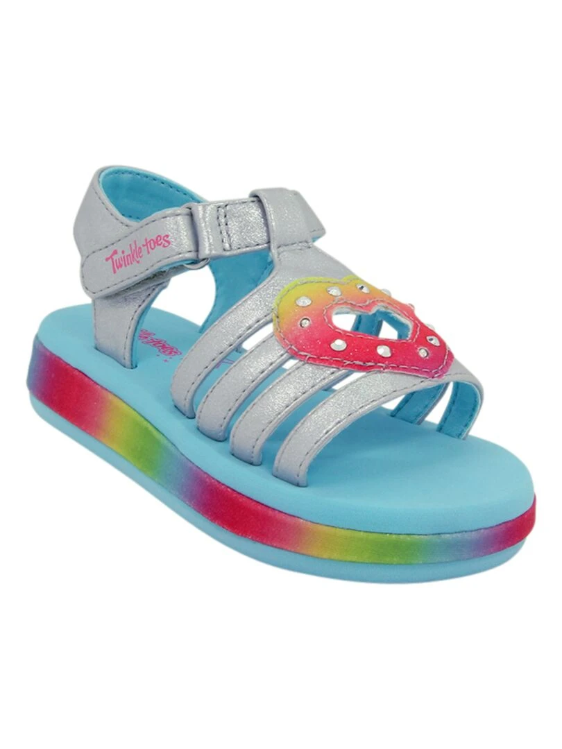 Sandales 'Skechers' 'Sunshines/Fairy Hearts' Multicolore