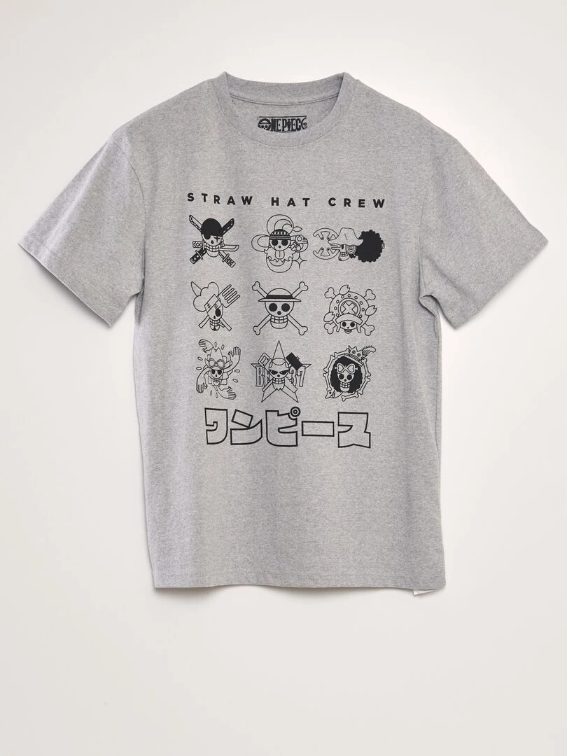 Ensemble pyjama 'One piece'   2 pièces   Gris