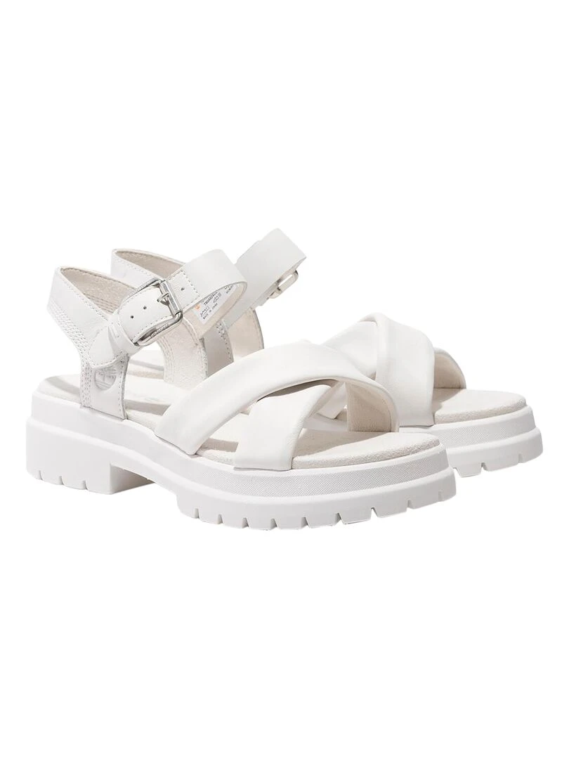 Sandales Cuir Timberland London Vibe   Blanc