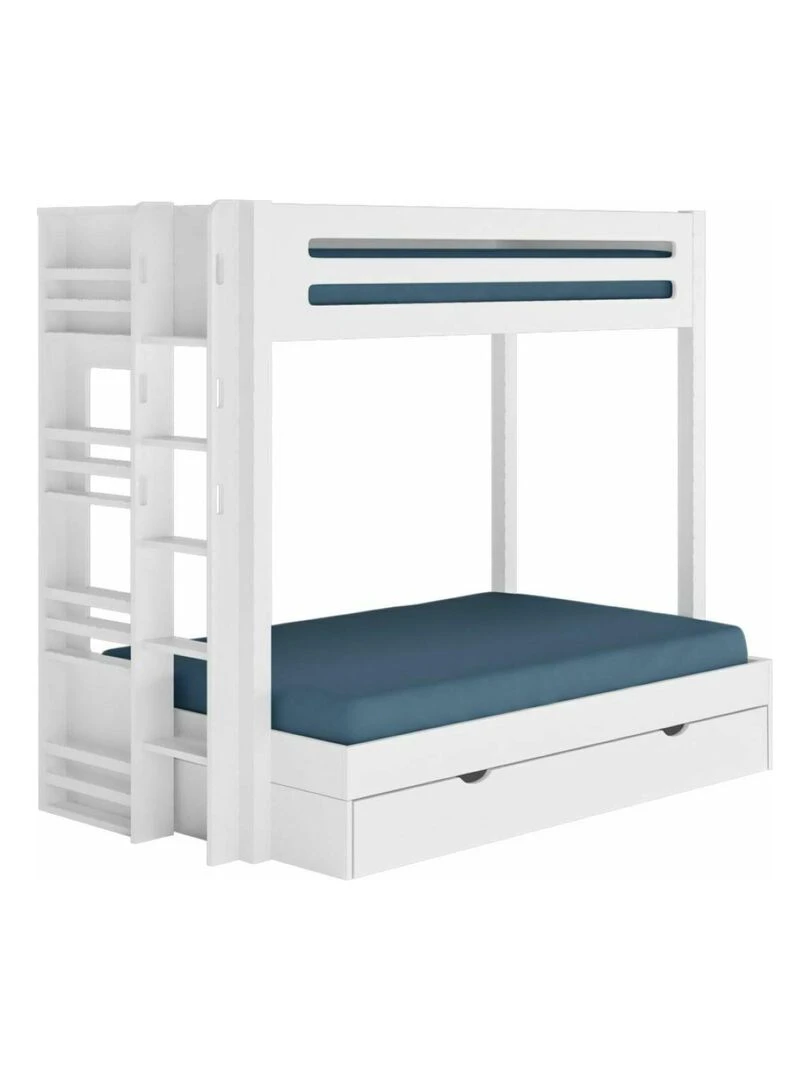 Lit superposé 4 places Isa AKITEN RETAIL Blanc Blanc