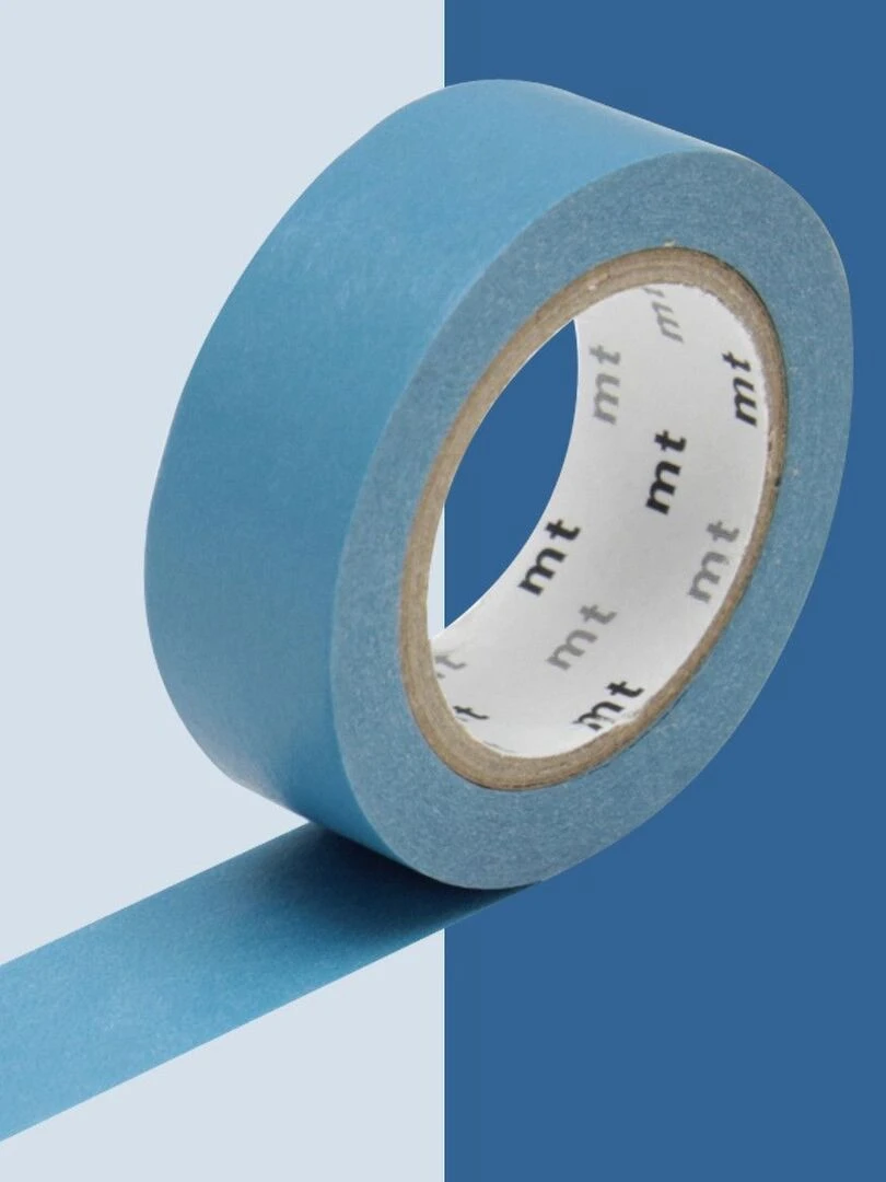 Masking tape unicolore Bleu roi 1 5 cm x 7 m N/A