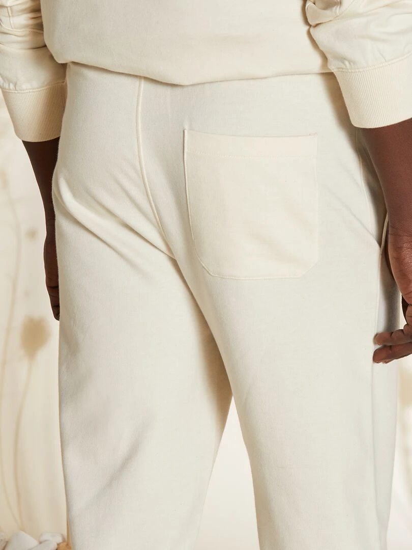 Pantalon de jogging en molleton   Blanc