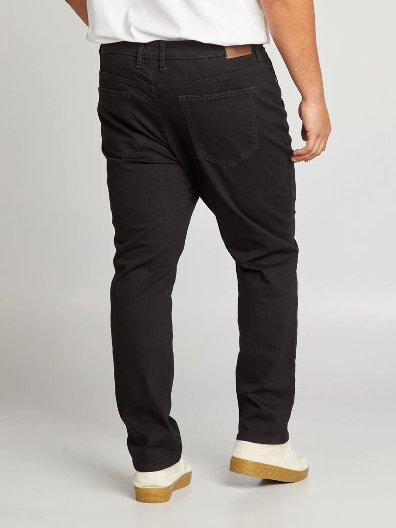 Jean slim à 5 poches   L32   Noir