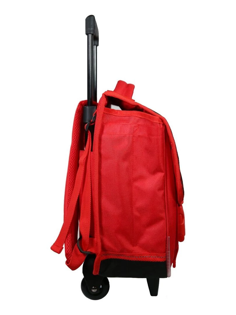 BAGTROTTER Cartable à roulettes 38 cm Disney Cars Rouge   Rouge