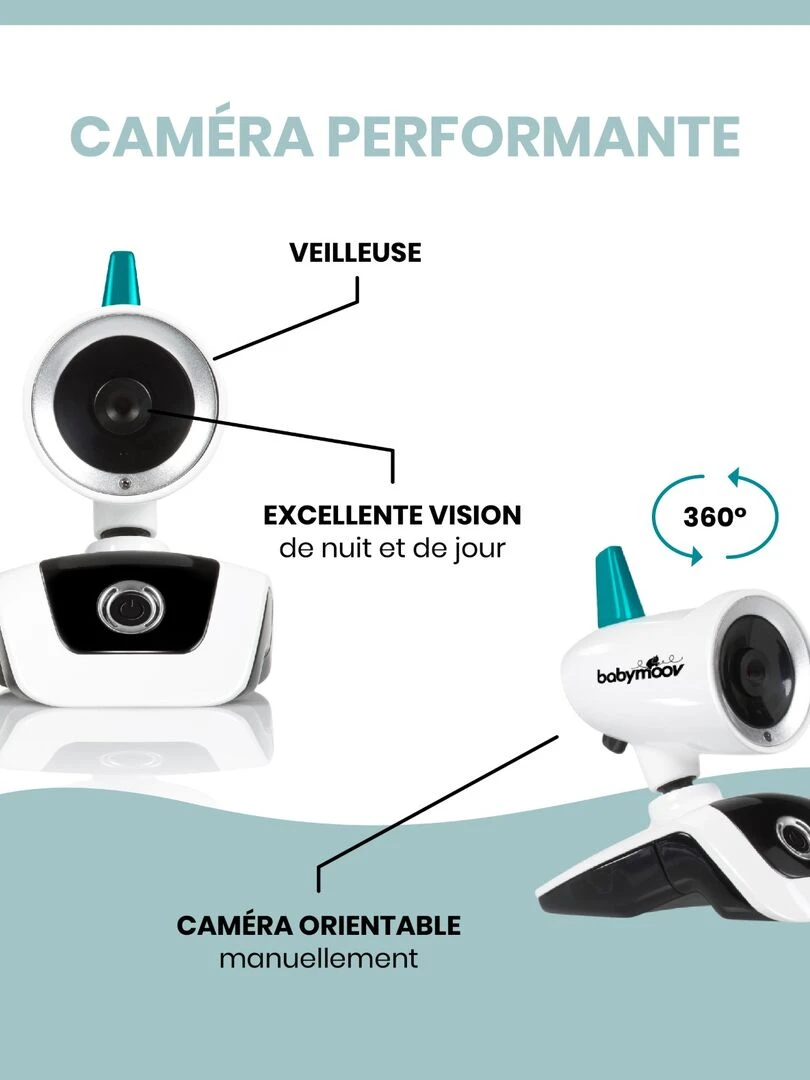 Babyphone Vidéo yoo Care Babymoov   Blanc