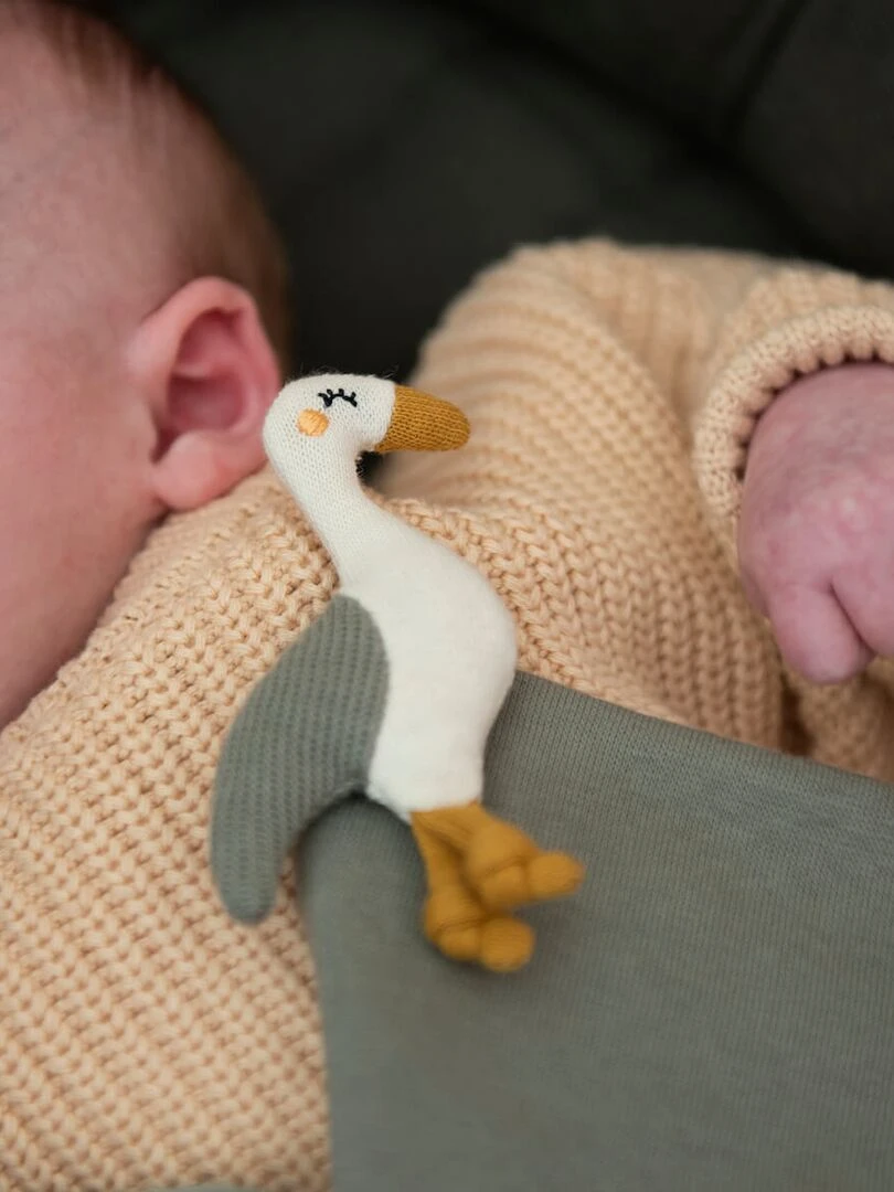 Doudou plat Héron   N/A