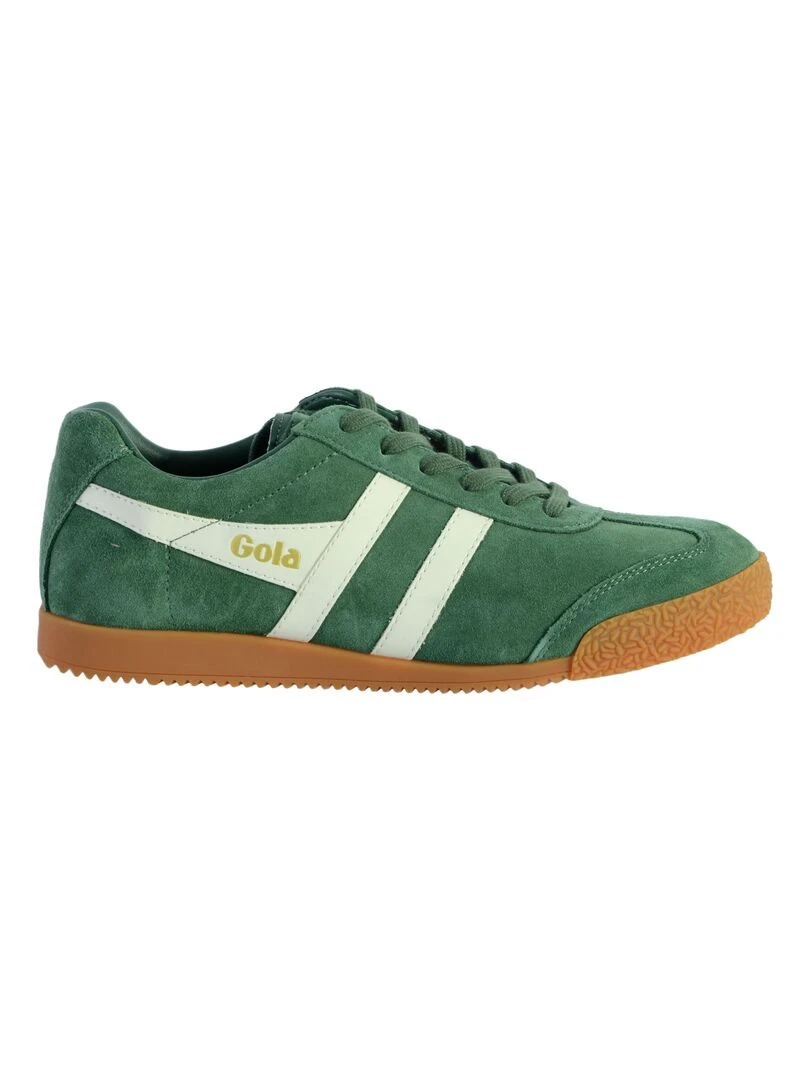 Basket Gola Harrier Suede Vert