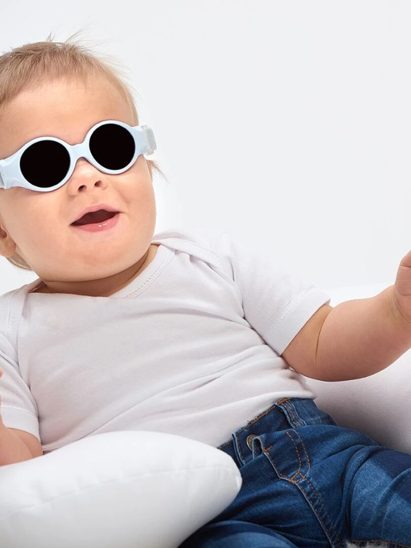 Lunettes de soleil bandeau bleu perle (0 9 mois)   Bleu