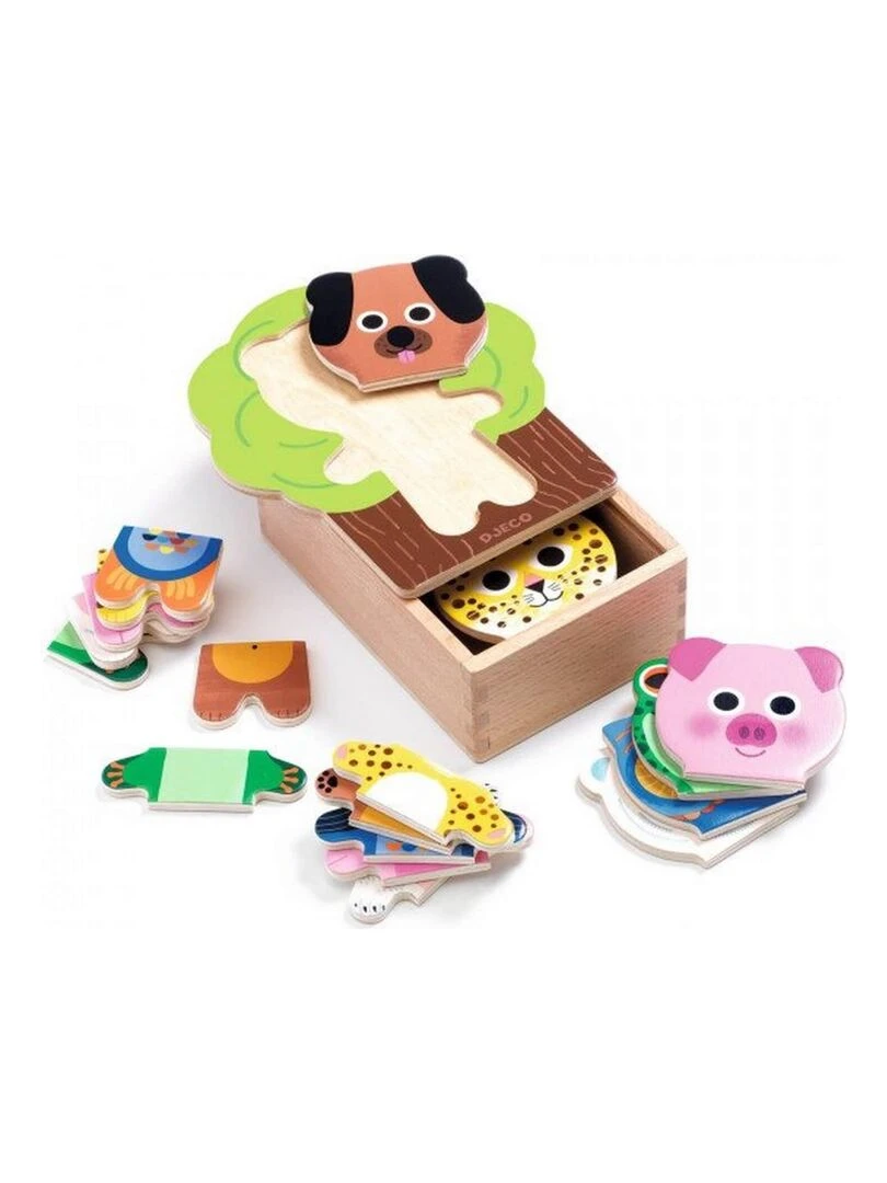 Puzzle en bois 18 pièces : Arbramix N/A