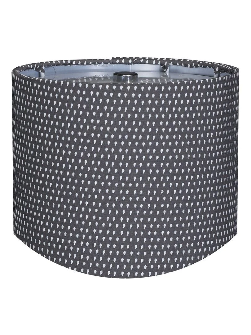 Lampe de chevet avec pied en coton gris   SAUTHON   Gris