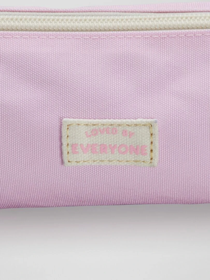 Trousse ronde   Rose clair