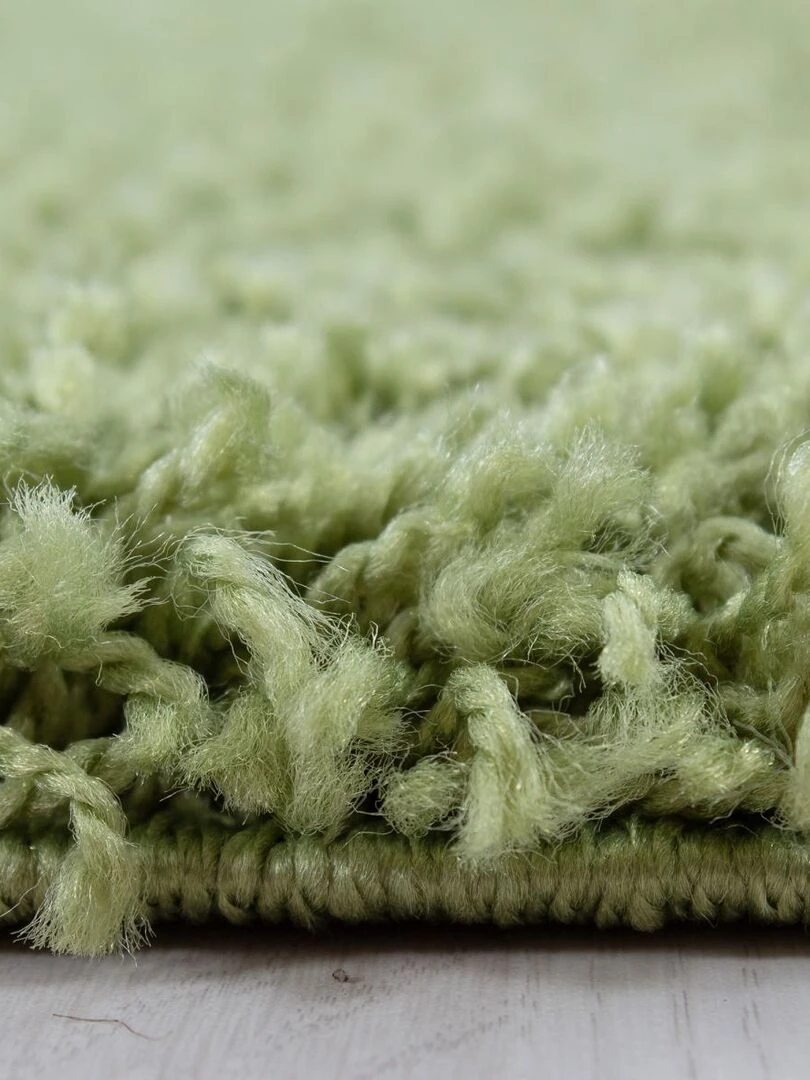 Tapis shaggy UNI L OEKO TEX®   Vert