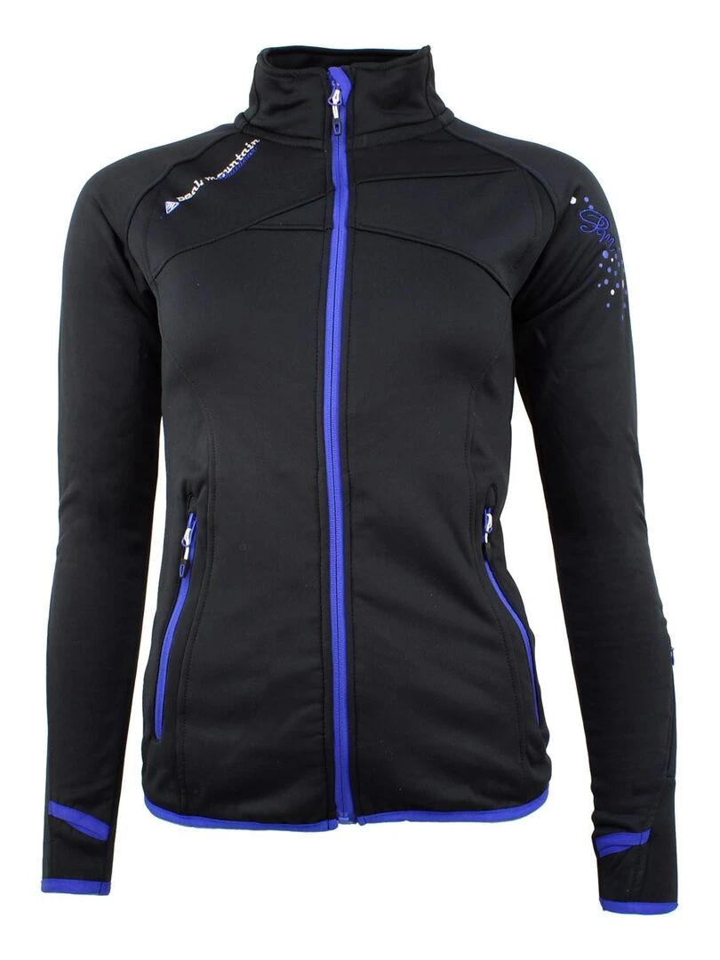 Blouson polarshell femme ACLIMATE   Noir Bleu