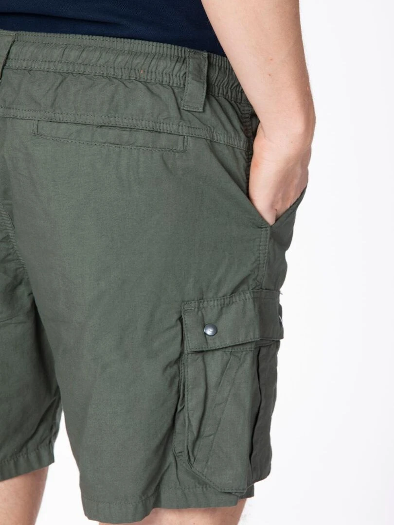Bermuda coton coupe cargo ASHER 'Rica Lewis' Vert