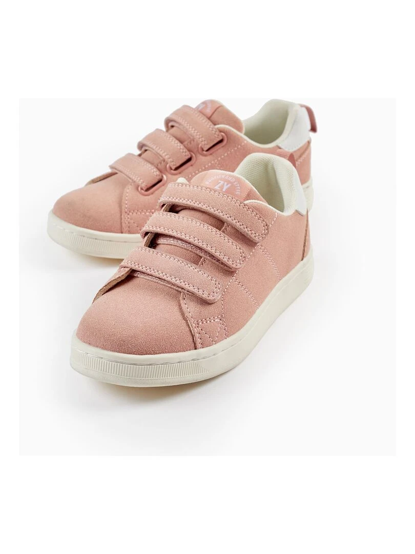 Baskets pour Fille 'ZY' ACE CLUBS Rose clair