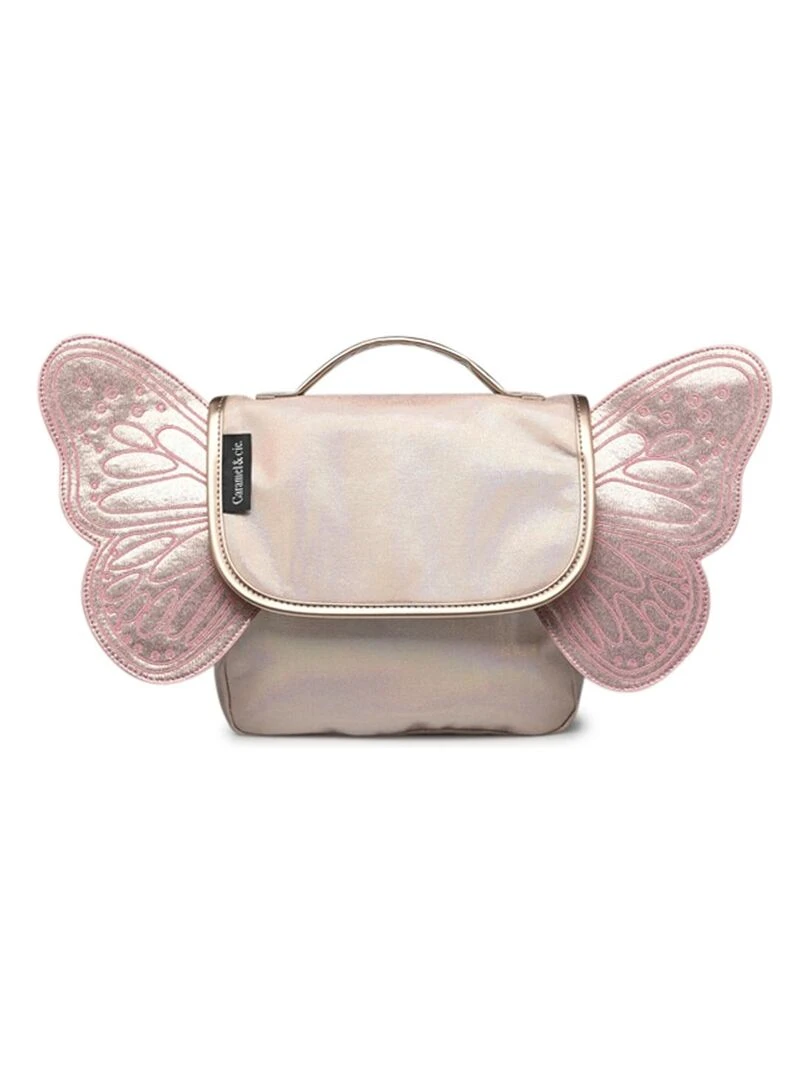 Sac à dos papillon irisé rose Rose