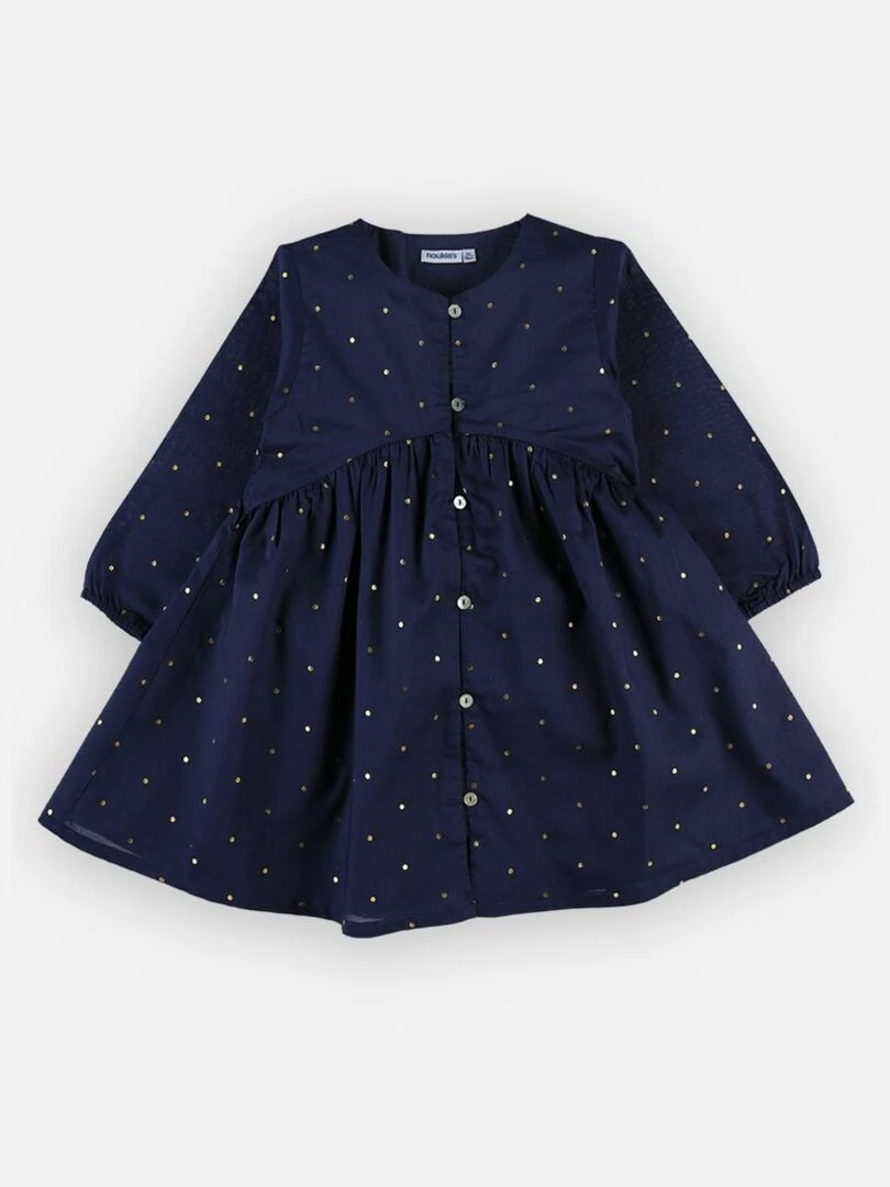 Robe à pois    Noukie's   Bleu