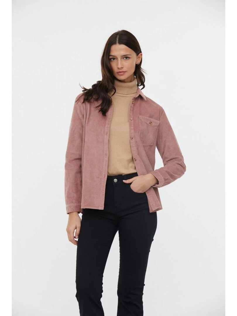 Lee Cooper Chemise coton regular DELOURA Vieux rose