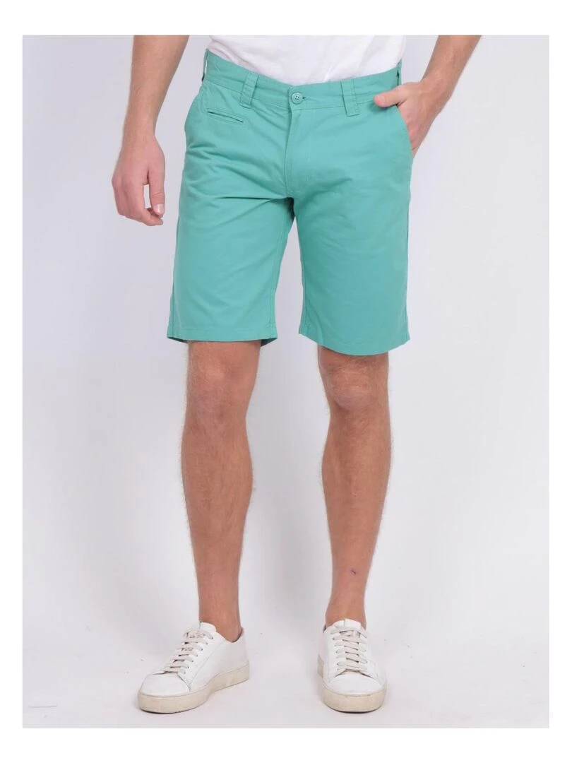 Bermuda chino BAGOO Vert d'eau