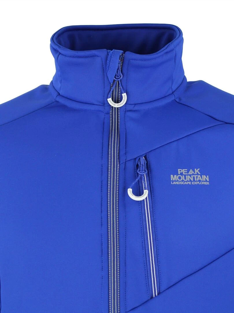 Blouson polarshell homme CLIMO   PEAK MOUNTAIN   Bleu