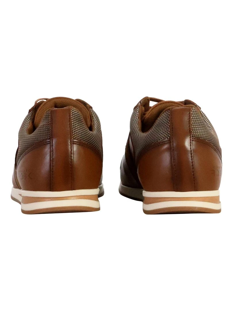 Basket Cuir Redskins Livingo   Marron