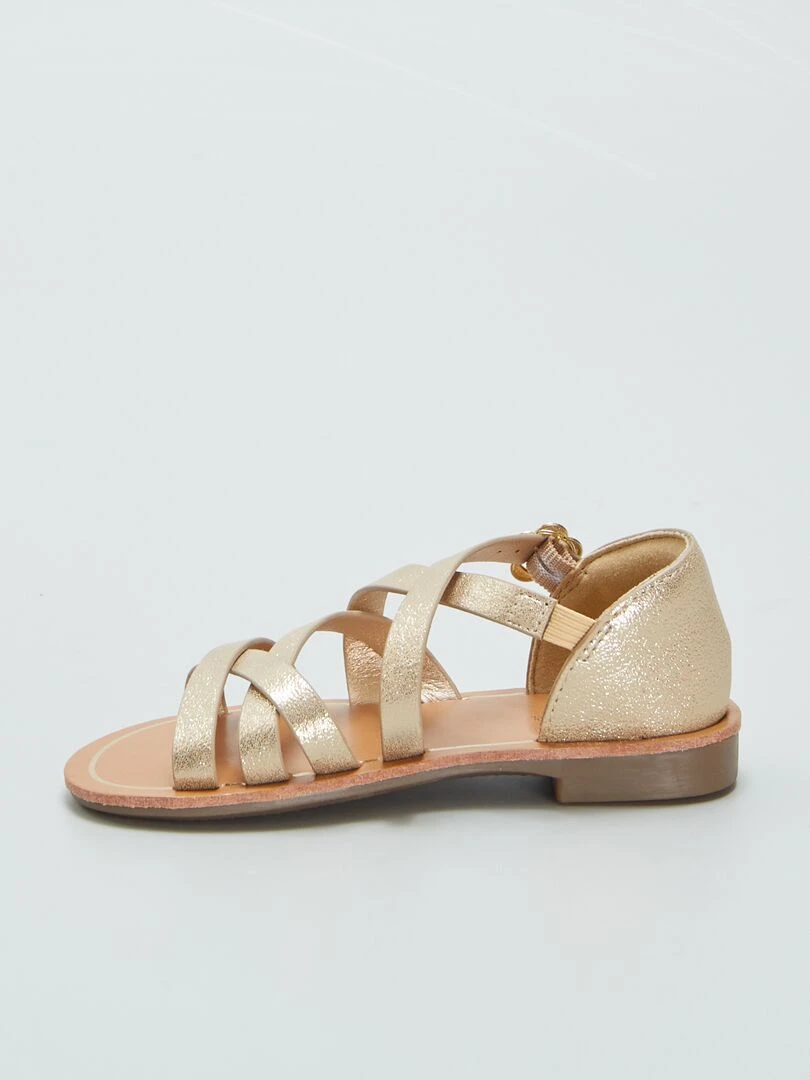 Sandales à brides   Jaune